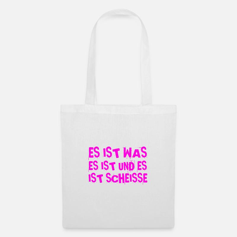 schlechte Laune - Stoffbeutel - Weiß
