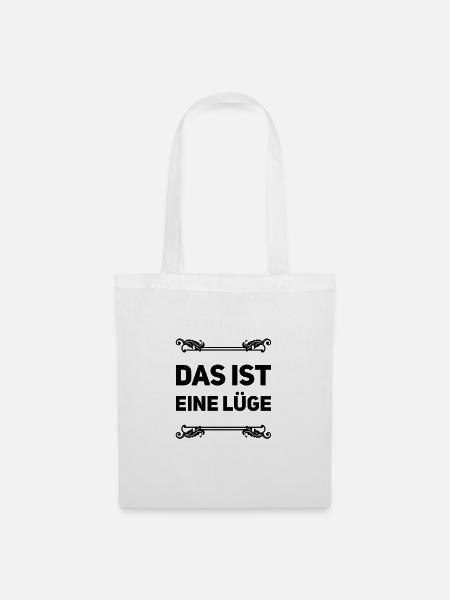 Lügen überall - Stoffbeutel - Weiß