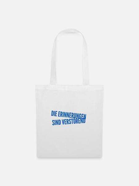 unangenehme Erinnerungen - Stoffbeutel - Weiß