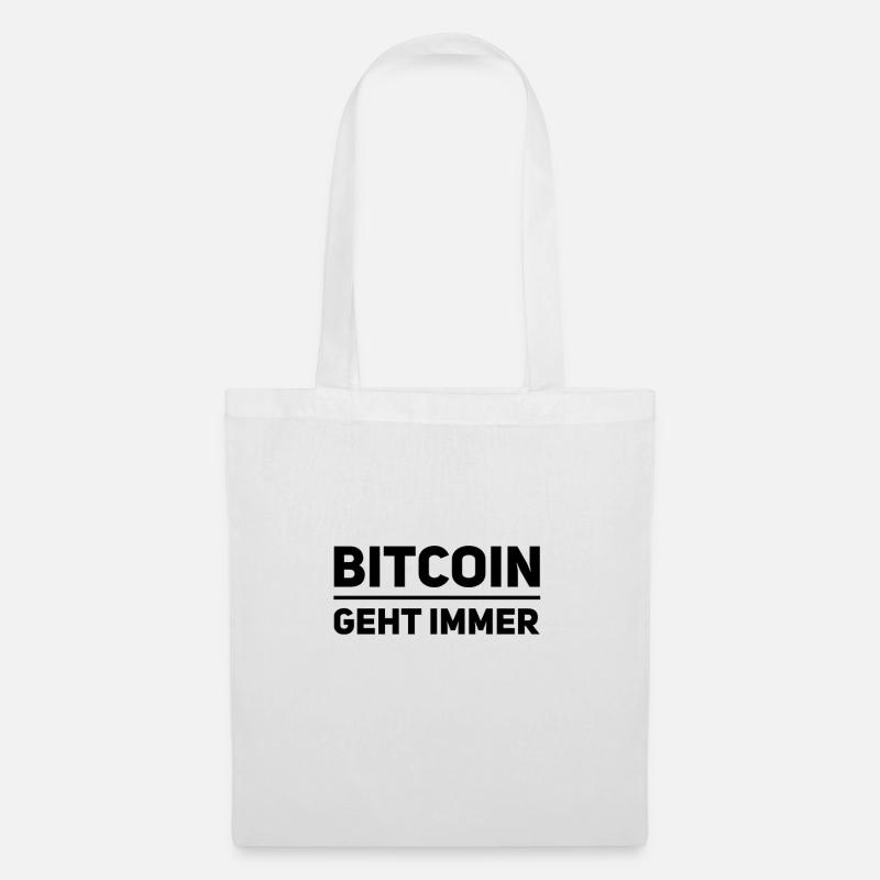 Bitcoin ist spitze - Stoffbeutel - Weiß