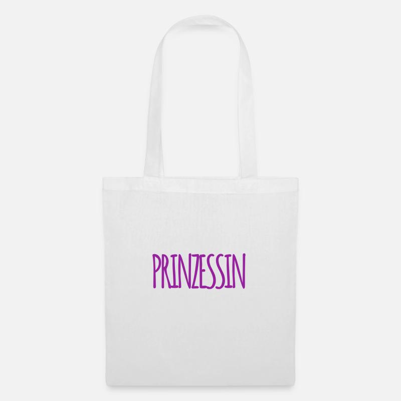 ich bin eine Prinzessin - Stoffbeutel - Weiß