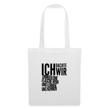 ich finde dich gut - Stoffbeutel - Weiß - Vorne