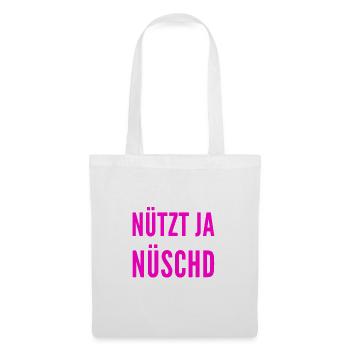 ich habe die richtige Haltung - Stoffbeutel - Weiß - Vorne