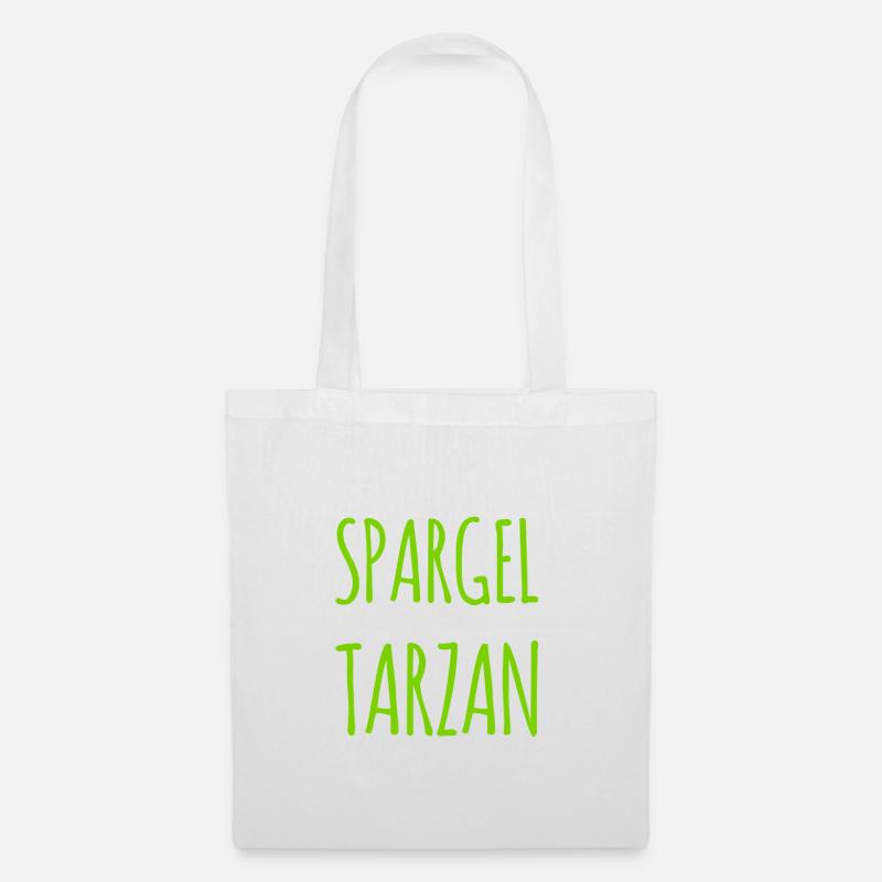 Spargeltarzan - Stoffbeutel - Weiß