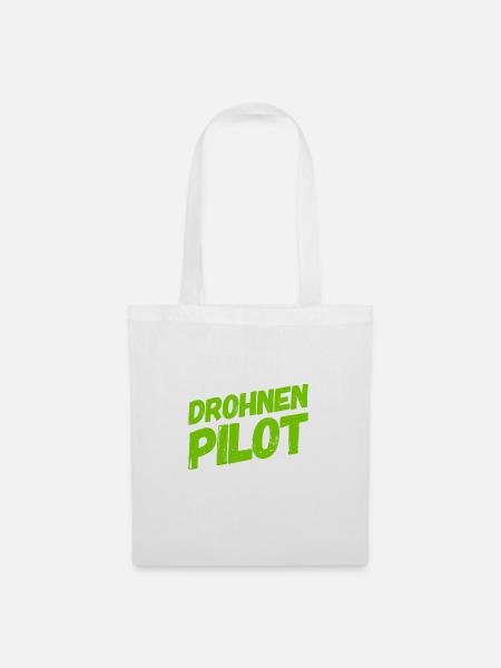 Drohnenpilot - Stoffbeutel - Weiß