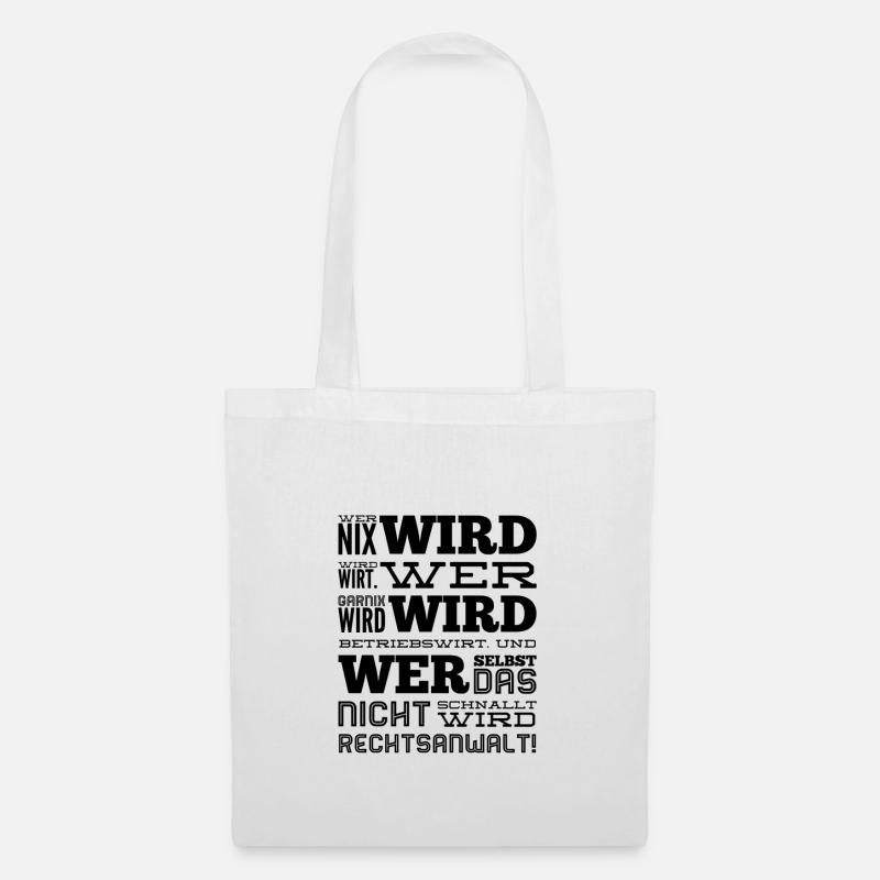 jeder wird etwas - Stoffbeutel - Weiß