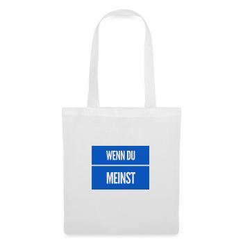 das ist mir egal - Stoffbeutel - Weiß - Vorne
