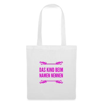 ich sage wie es ist - Stoffbeutel - Weiß - Vorne