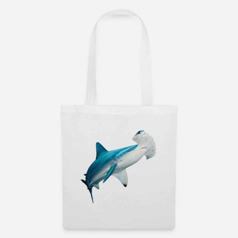 hammerhead shark - Tote Bag - white
