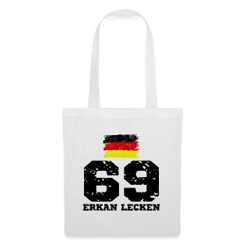 Deutschland Sauf Trikot Mallorca Fußball Party - Stoffbeutel - Weiß - Vorne
