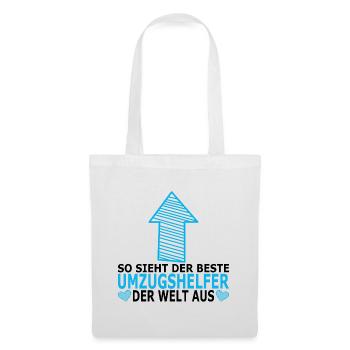 Umzugshelfer Dankeschön Danke Geschenkideen - Stoffbeutel - Weiß - Vorne