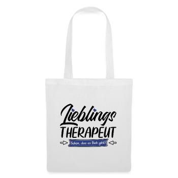 Therapeuten Psychotherapeuten Abschiedsgeschenk - Stoffbeutel - Weiß - Vorne