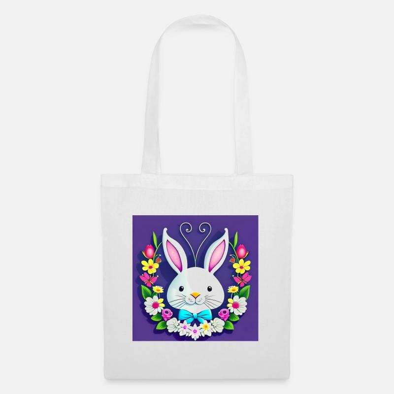 Bunnies for Easter - Tote Bag - white