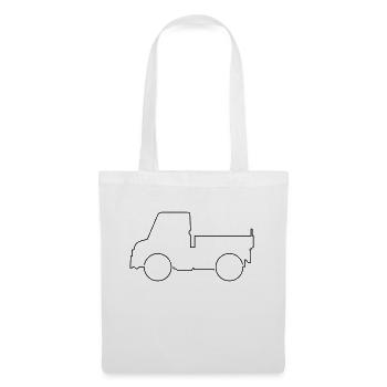Camion Unimog Transport tout-terrain en plein air - Sac en tissu - blanc - Devant