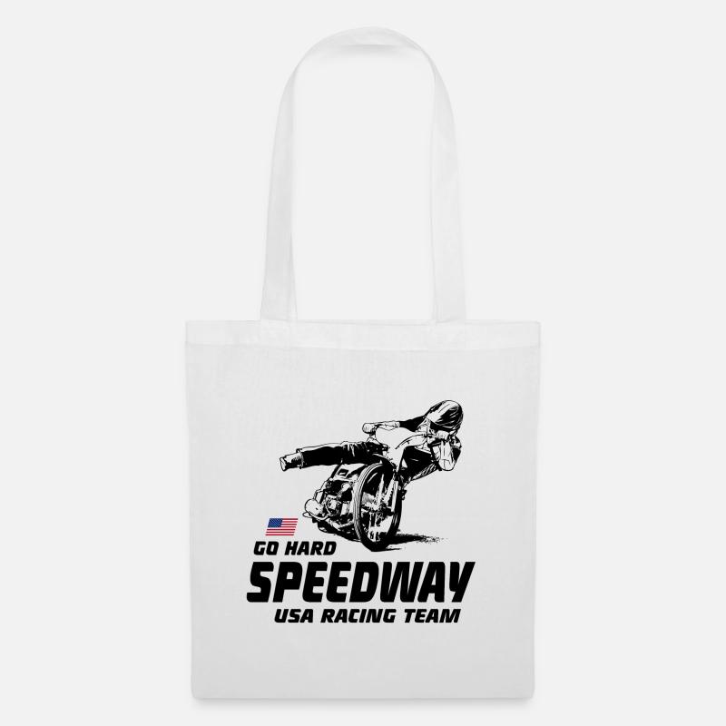 Speedway - Motorcycle Speedway - Stoffbeutel - Weiß