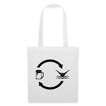 Beer load arrows and swimming - - Tote Bag - white - Front