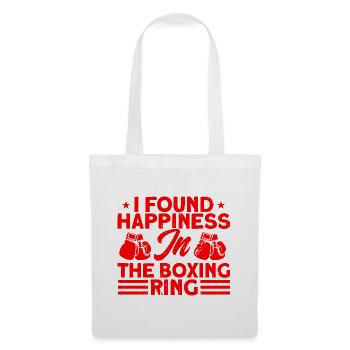 Found luck in boxing ring boxing gift - Tote Bag - white - Front