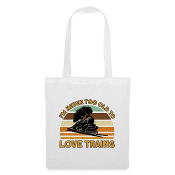 Model Railway Train Locomotives Gift - Tote Bag - white - Front