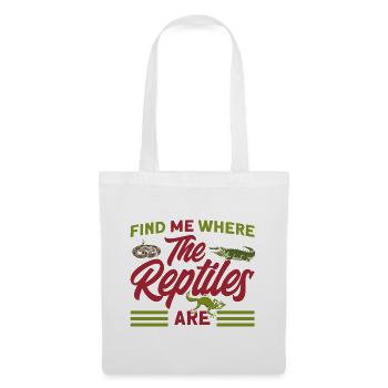 Reptiles Reptile Lovers Lézards Cadeau - Sac en tissu - blanc - Devant