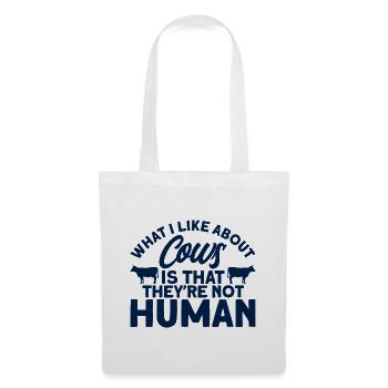 What I like about cows Cow gift - Tote Bag - white - Front