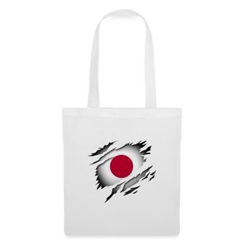 Le Japon dans le cœur - Sac en tissu - blanc - Devant