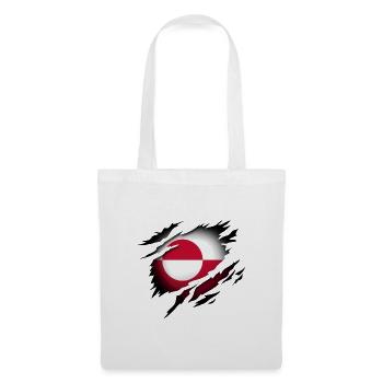 Le Groenland dans l’âme - Sac en tissu - blanc - Devant