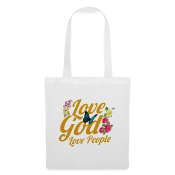 Jesus God Bible Verse Inspirational Gift - Tote Bag - white - Front