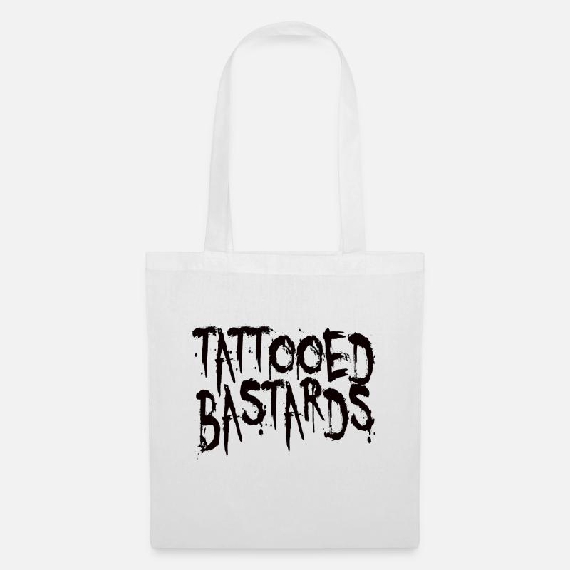 tattoo tattoos Tätowierung tätowiert inked black - Stoffbeutel - Weiß