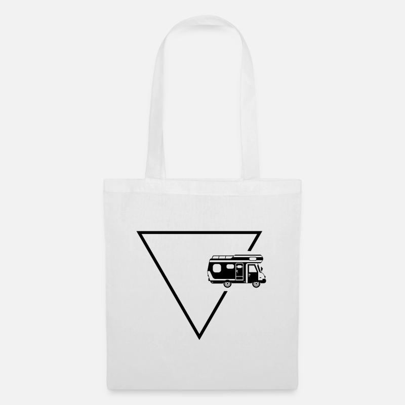 Triangle 1 and Camping - (3) - Tote Bag - white