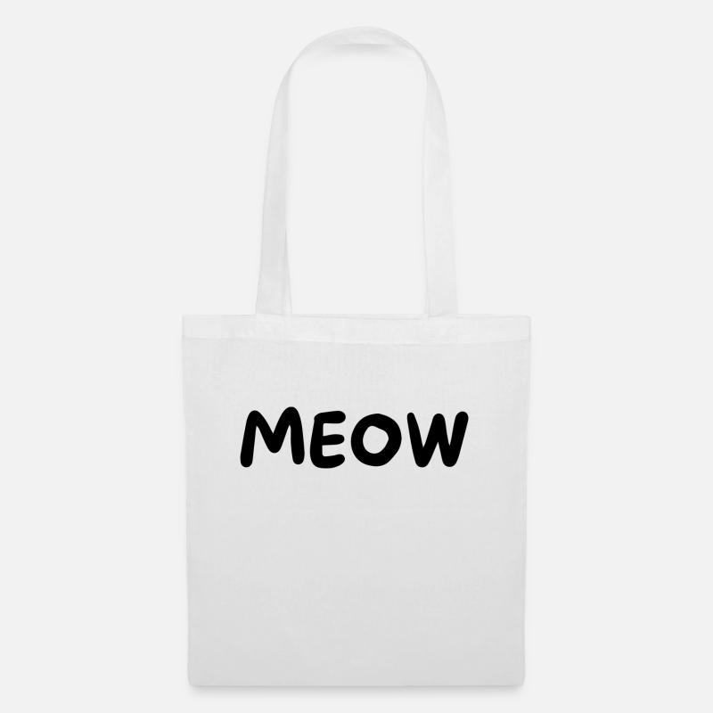 MEOW - Stoffbeutel - Weiß