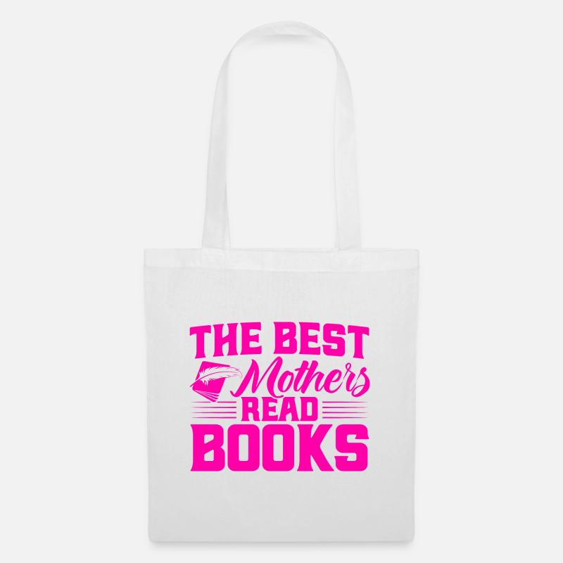 Die besten Mütter lesen Bücher Buch lesen Geschenk - Stoffbeutel - Weiß