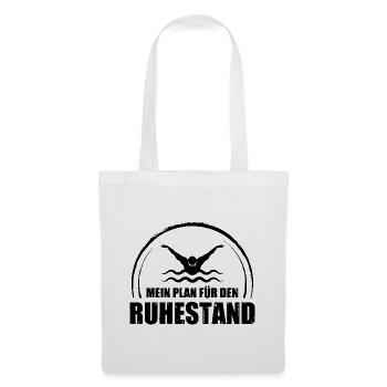 Mein Plan Fur Den Ruhestand - - Stoffbeutel - Weiß - Vorne