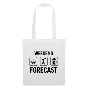 Prévisions du week-end - (2) - Sac en tissu - blanc - Devant