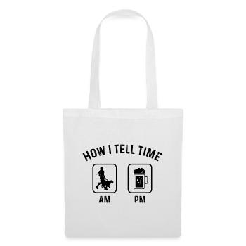 Comment dire l’heure sur PM 2 - (2) - Sac en tissu - blanc - Devant