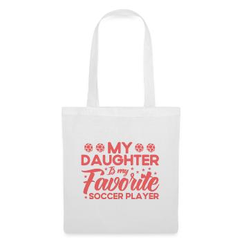 Football Mama Mère Fille Cadeau - Sac en tissu - blanc - Devant