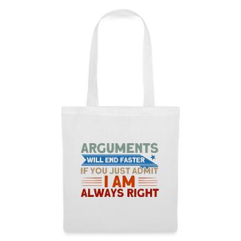 Irony Sarcasm Sarcastic gift - Tote Bag - white - Front