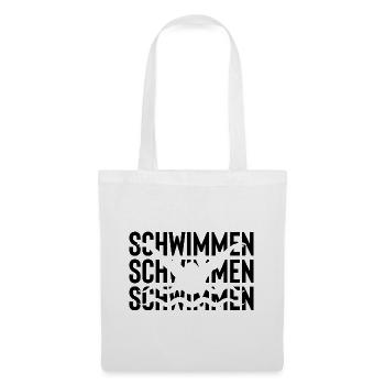 Schwimmen - - Stoffbeutel - Weiß - Vorne