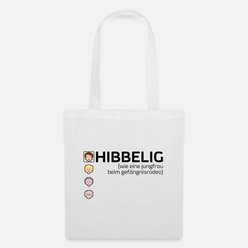 HIBBELIG - Stoffbeutel - Weiß