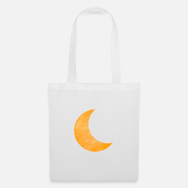 Mond - Stoffbeutel - Weiß