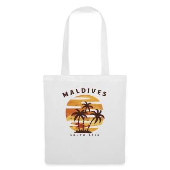 Maldives - Sac en tissu - blanc - Devant