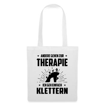 Andere Gehen zur Therapie Ich Gen Einfach Klettern - Stoffbeutel - Weiß - Vorne