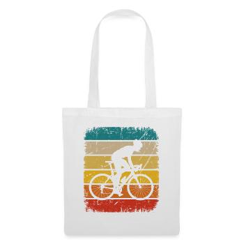 Vintage Square and Cycling 1 - - Tote Bag - white - Front