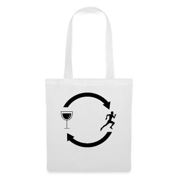 Wine load arrows and runs - - Tote Bag - white - Front