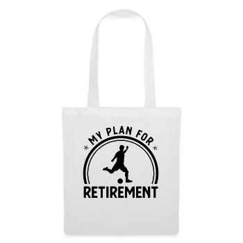 Mon plan de retraite 1 - - Sac en tissu - blanc - Devant