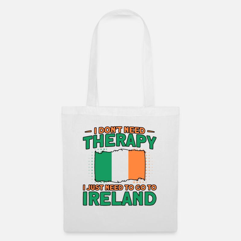 Irland Irische Flagge Irische Ehefrau Geschenk - Stoffbeutel - Weiß