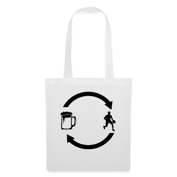 Flèches de chargement de bière et basket-ball 1 - - Sac en tissu - blanc - Devant