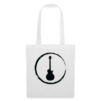 Grunge Circle Guitare - Gu - Sac en tissu - blanc - Devant