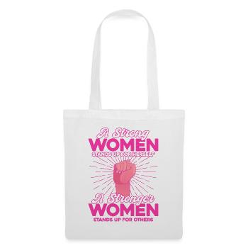 Égalité féministe des genres F - Sac en tissu - blanc - Devant