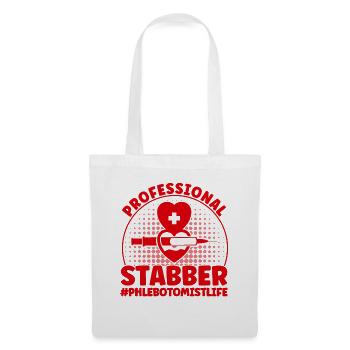 Phlebotomie Labor Phlebotomist Tech Blutabnahme Ge - Stoffbeutel - Weiß - Vorne