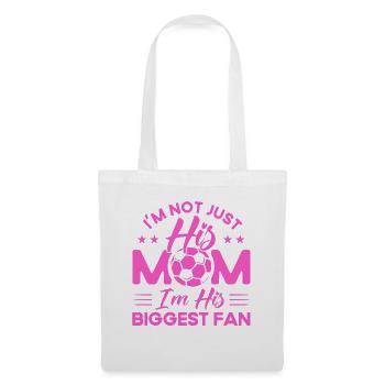 Sportfan Fußball Fußball Mama Geschenk - Stoffbeutel - Weiß - Vorne